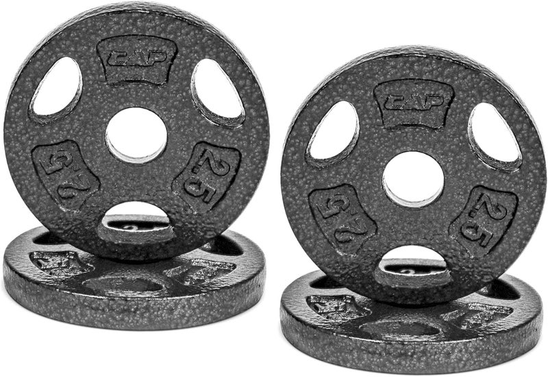 CAP Barbell أقراص وزن بقبضة قياسية بقطر 1 إنش - Image 1